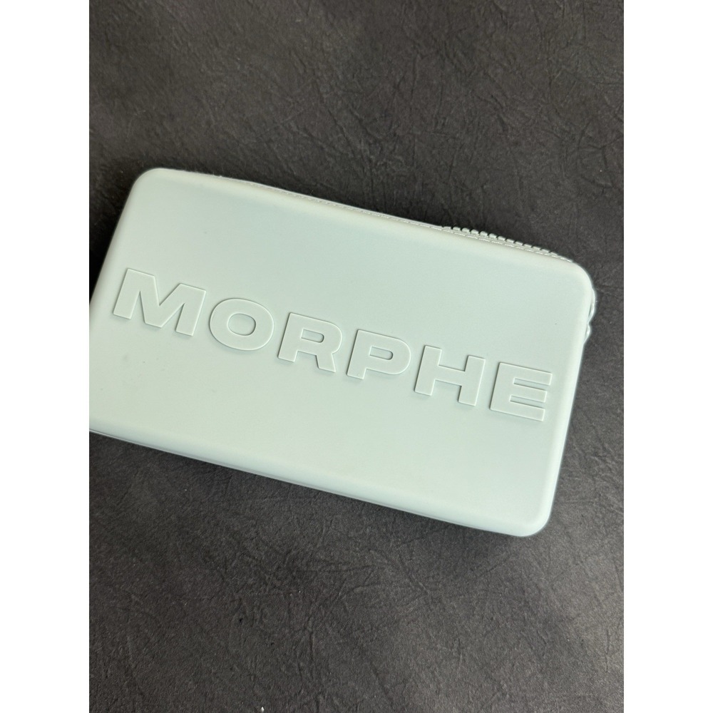 Morphic Mint Green Pastel Silicone Makeup Cosmetic Brush Pouch Travel Case 7"